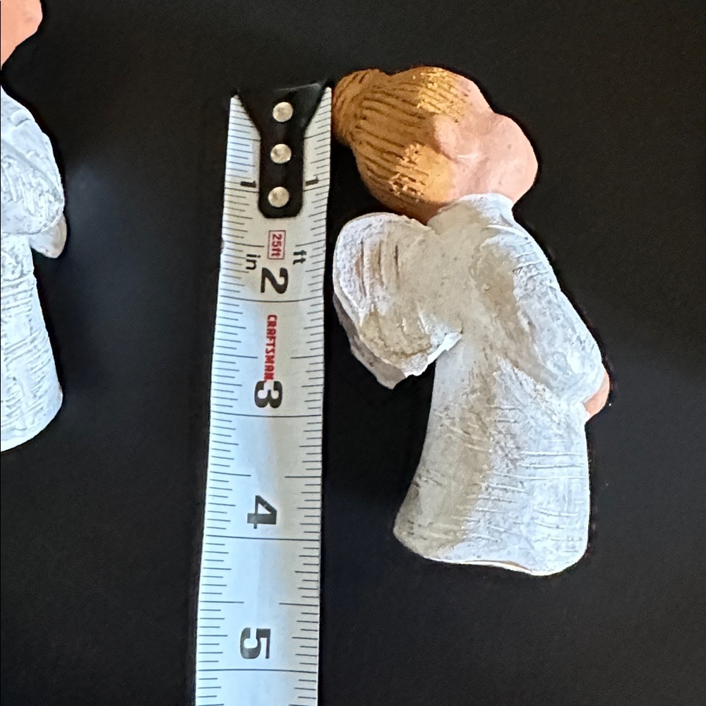 1960s MCM Jullar of Spain handcrafted Terra cotta singing angel figurines - Picture 8 of 9